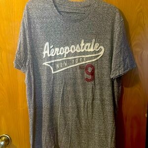 Gray Aeropostale Logo Tee